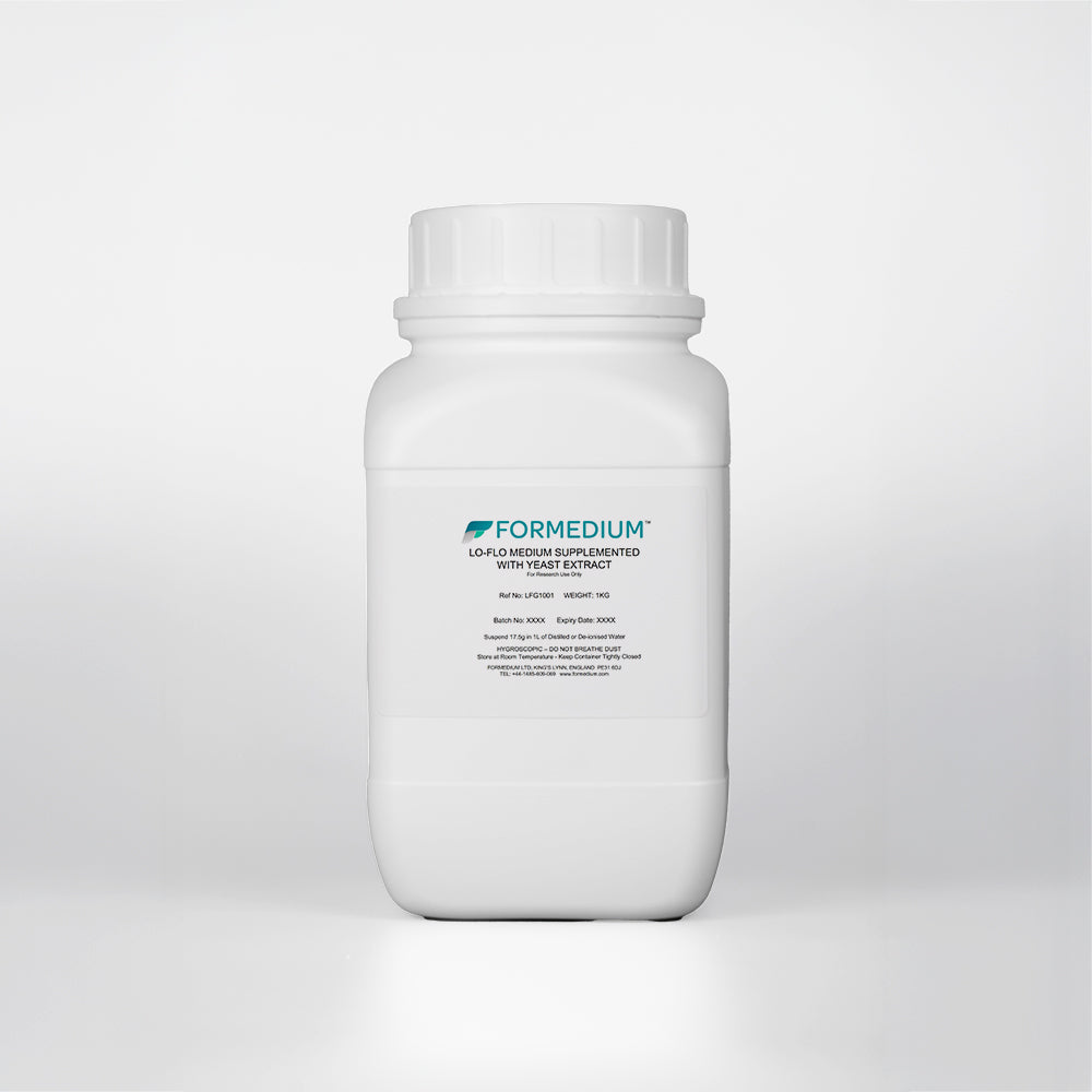 LoFlo Medium supplemented with Yeast extract