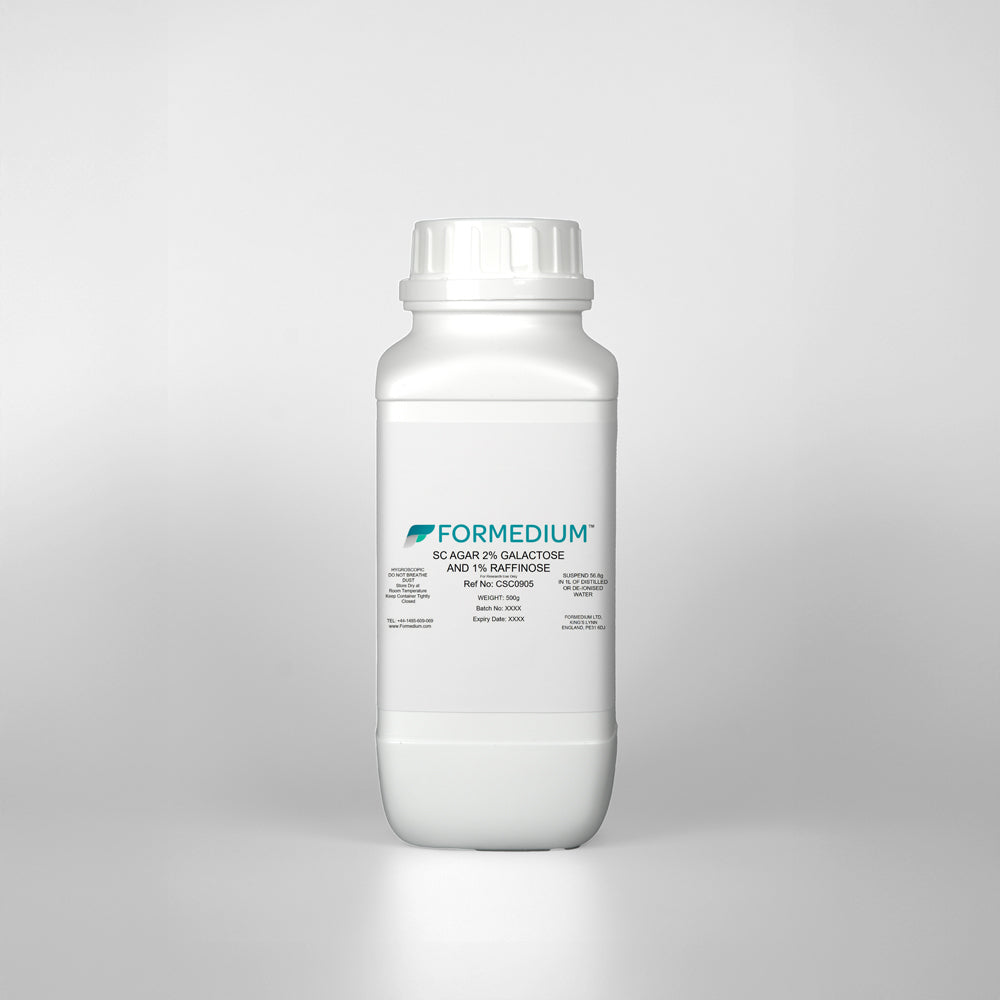 SC Agar / 2% Galactose / 1% Raffinose