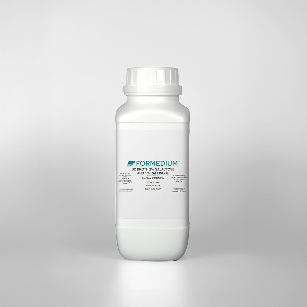 SC Broth / 2% Galactose / 1% Raffinose