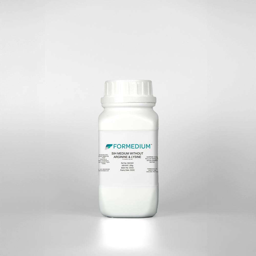 SIH medium w/o Arginine and w/o Lysine