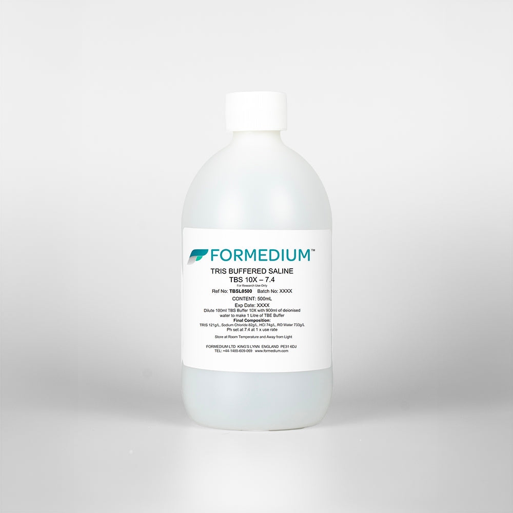 TBS Buffered Saline 10X, pH 7.4