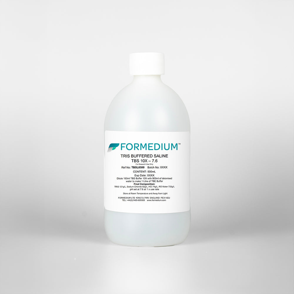 TBS Buffered Saline 10X, pH 7.6