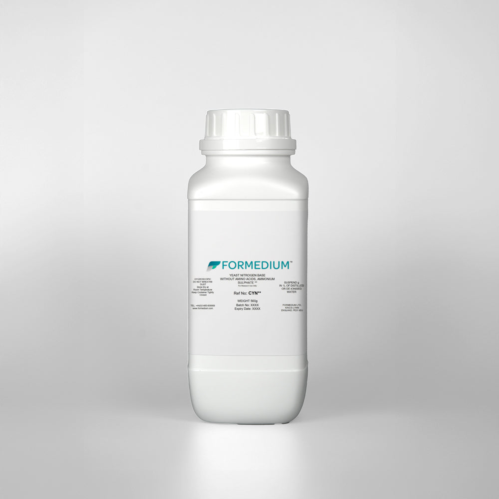 Yeast Nitrogen base without Amino acids, without Ammonium sulphate and without Biotin
