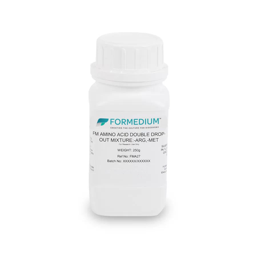 FM drop-out mixture, minus Arginine and w/o Methionine, 7300 mg/l