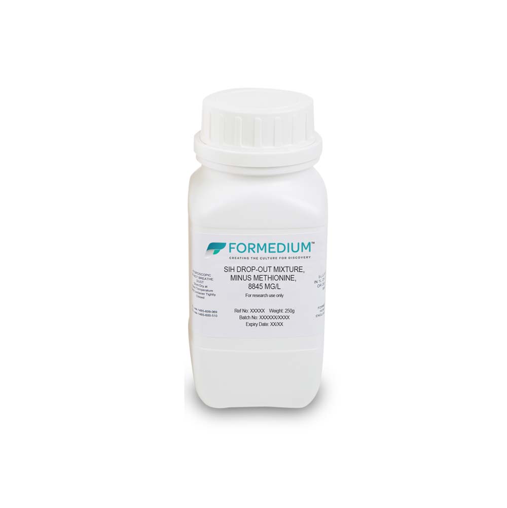 SIH drop-out mixture, minus Methionine, 8845 mg/l